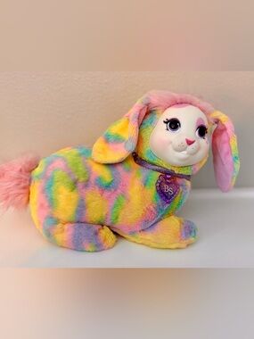 Bunny Surprise Breezy Plush Mommy w/ 3 Babies Just Play Soft Toy EUC